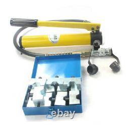 20T Hydraulic Wire Terminal Crimping Crimper Tool Pliers With Air Pump 12 Dies Kit