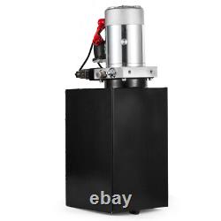 20 Quart Double Acting Hydraulic Pump Dump Trailer 12V DC Unit Pack Power Unit