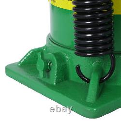 20 Ton Air Hydraulic Bottle Jack 10 to 19 Inch Lift Range Manual Air Pump for