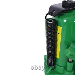 20 Ton Air Hydraulic Bottle Jack 10 to 19 Inch Lift Range Manual Air Pump for