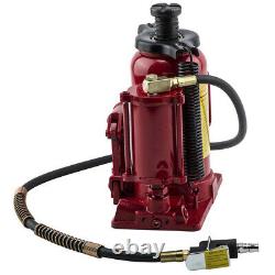 20 Ton Air Hydraulic Bottle Jack with Manual Hand Pump for Car Van Truck