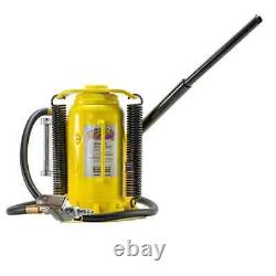 20-Ton Air/Manual Hydraulic Bottle Jack