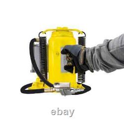 20-Ton Air/Manual Hydraulic Bottle Jack