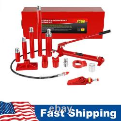 20 Ton Hydraulic Jack Air Pump Lift Ram Body Frame Porta Power Repair Kits
