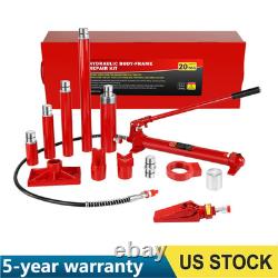 20 Ton Hydraulic Jack Air Pump Lift Ram Body Frame Porta Power Repair Kits