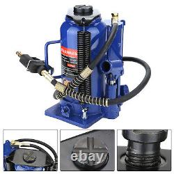 20 Ton Pneumatic Air Hydraulic Bottle Jack with Manual Hand Pump Car Van Truck UK