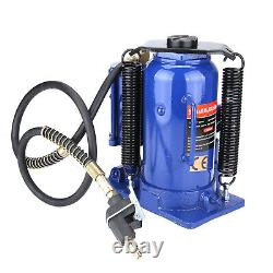 20 Ton Pneumatic Air Hydraulic Bottle Jack with Manual Hand Pump Car Van Truck UK