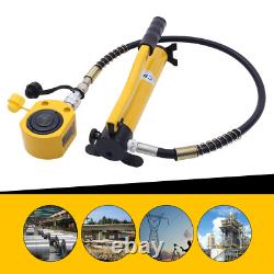20 Ton Porta Power Hydraulic Jack Air Pump Lift Ram Body Frame Repair Tool Kit