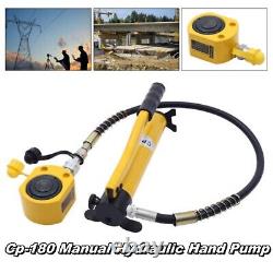 20 Ton Porta Power Hydraulic Jack Air Pump Lift Ram Body Frame Repair Tool Kit