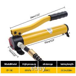 20 Ton Porta Power Hydraulic Jack Air Pump Lift Ram Body Frame Repair Tool Kit