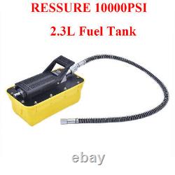 2.3L 10,000PSI Air Hydraulic Foot Pedal Pump Auto Body Frame Machine Pneumatic