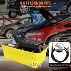 2.3L Air Foot Pedal Hydraulic Pump 10,000 PSI for Frame Machines & Shop Presses