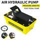 2.3l Air Hydraulic Foot Pedal Pump10000psi Air Powered Hydraulic Pump Pneumatic