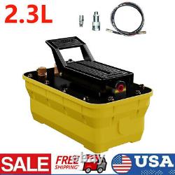 2.3L Air Hydraulic Pump 10,000PSI Auto Body Shop Foot Pedal High Pressure Pump