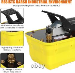 2.3 L Air Foot Pedal Hydraulic Pump 10,000 PSI for Frame Machines & Shop Presses