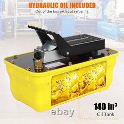 2.3 L Air Foot Pedal Hydraulic Pump 10,000 PSI for Frame Machines & Shop Presses