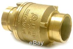 2 Grooved Check Valve 250 PSI Spring Loaded Fire Protection Pumps UL/FM