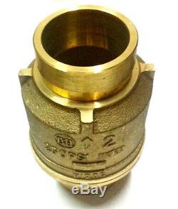 2 Grooved Check Valve 250 PSI Spring Loaded Fire Protection Pumps UL/FM