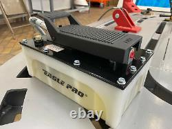 2 X Eagle Pro Air Hydraulic Foot Pumps 10,000 PSI Foot Pedal Frame Machine Press