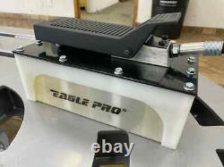 2 X Eagle Pro Air Hydraulic Foot Pumps 10,000 PSI Foot Pedal Frame Machine Press
