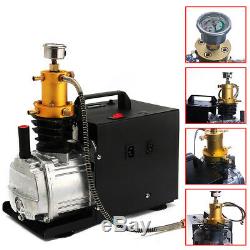 300BAR 30MPA 4500PSI High Pressure Air Compressor PCP Airgun Scuba Air Pump 220V