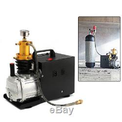 300BAR 30MPA 4500PSI High Pressure Air Compressor PCP Airgun Scuba Air Pump 220V