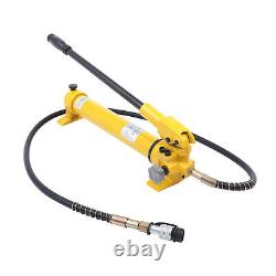 30 Ton Hydraulic Jack Air Pump Lift Portable Power Ram Repair Tool+Hand Pump
