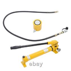 30 Ton Hydraulic Jack Air Pump Lift Portable Power Ram Repair Tool+Hand Pump