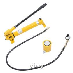 30 Ton Hydraulic Jack Air Pump Lift Portable Power Ram Repair Tool+Hand Pump