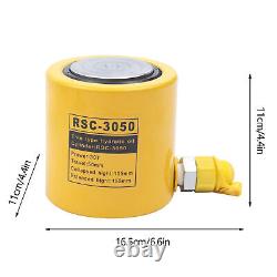 30 Ton Hydraulic Jack Air Pump Lift Portable Power Ram Repair Tool+Hand Pump