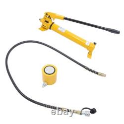30 Ton Hydraulic Jack Air Pump Lift Portable Power Ram Repair Tool+Hand Pump