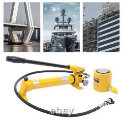 30 Ton Hydraulic Jack Air Pump Lift Portable Power Ram Repair Tool+Hand Pump