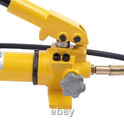 30 Ton Hydraulic Jack Air Pump Lift Portable Power Ram Repair Tool+Hand Pump