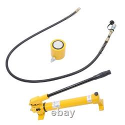 30 Ton Hydraulic Jack Air Pump Lift Portable Power Ram Repair Tool+Hand Pump