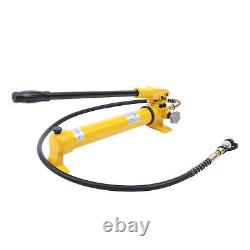 30 Ton Hydraulic Jack Air Pump Lift Portable Power Ram Repair Tool+Hand Pump
