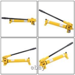30 Ton Hydraulic Jack Air Pump Lift Portable Power Ram Repair Tool+Hand Pump