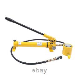30 Ton Hydraulic Jack Air Pump Lift Portable Power Ram Repair Tool+Hand Pump