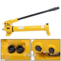 30 Ton Hydraulic Jack Air Pump Lift Portable Power Ram Repair Tool+Hand Pump