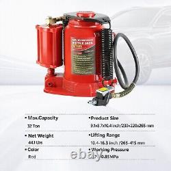 32 Ton Torin Pneumatic Air Hydraulic Bottle Jack with Manual Hand Pump