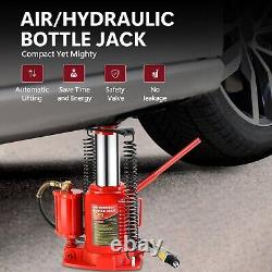 32 Ton Torin Pneumatic Air Hydraulic Bottle Jack with Manual Hand Pump