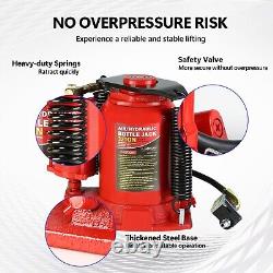 32 Ton Torin Pneumatic Air Hydraulic Bottle Jack with Manual Hand Pump