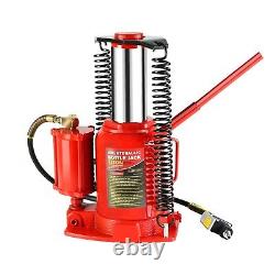 32 Ton Torin Pneumatic Air Hydraulic Bottle Jack with Manual Hand Pump