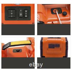 36cm 5T Elecric Hydraulic Floor Jack Air Compressor Pump LED Safe Hammer 3 in 1