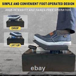 3.0L Air Hydraulic Pump 10,000PSI Auto Shop Foot Pedal High Pressure Pump Black