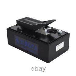 3.0L Air Hydraulic Pump Foot Operated Pump 10,000PSI Auto Body Shop Pump Black