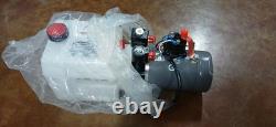 3 Quart Double Acting 12V Hydraulic Pump for Dump Trailers (DC33)-Discounted