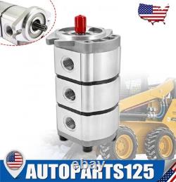 3-Section Hydraulic Gear Pump For AGT Skid Steer Loaders Gear Pump PGP510888G3LP