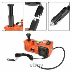 3 in 1 Electric Air Pump Impact Jack 12V Hydraulic Floor Wrench & Air compressor