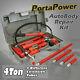4 Ton Porta Power Hydraulic Jack Air Pump Lift Ram Body Frame Repair Tool Kit
