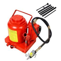 50 Ton(1000,000LBS) Air Hydraulic Bottle Jack with Pneumatic & Manual Hand Pump